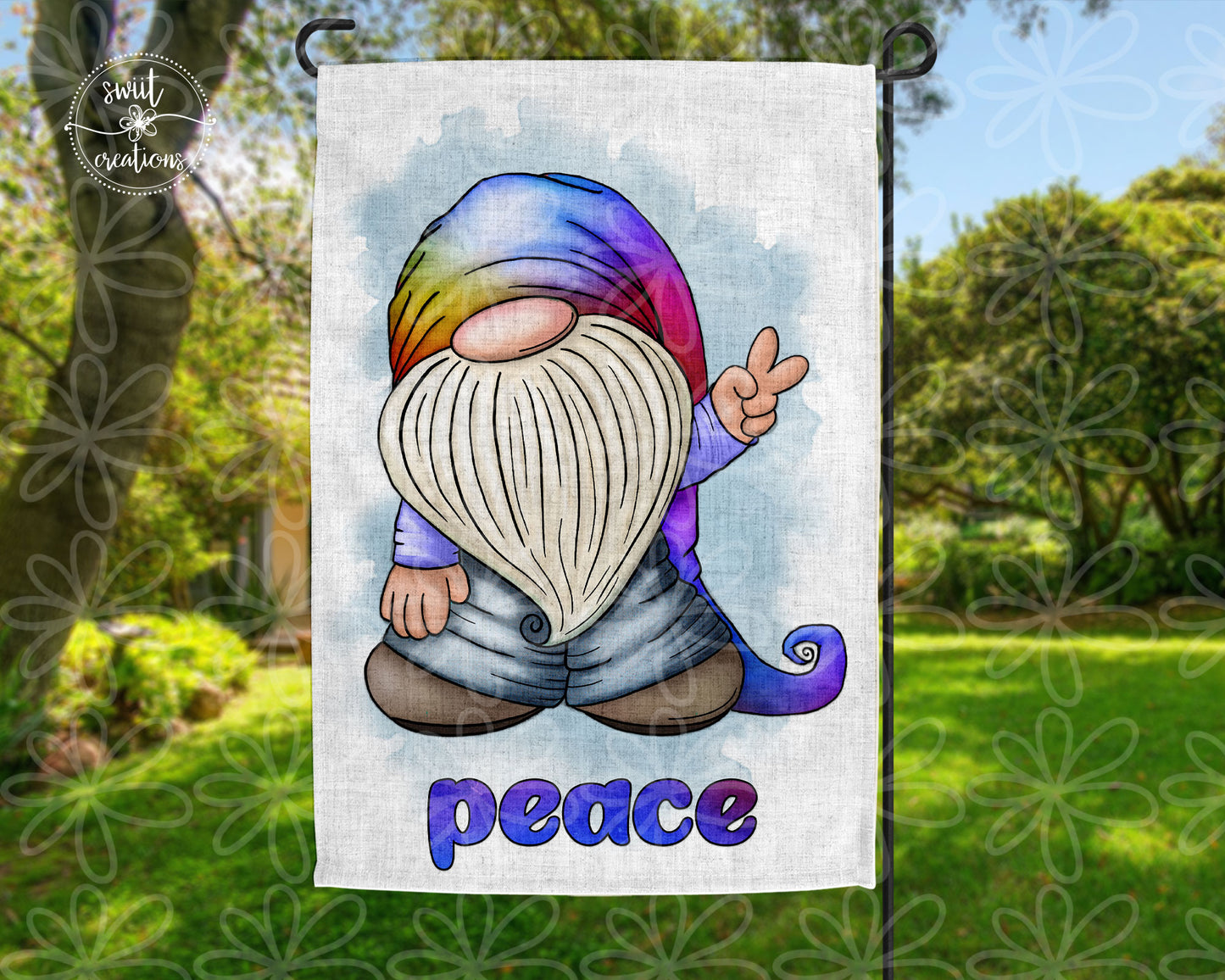 Peace Gnome Flag (YF10)