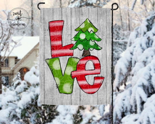 Love Christmas Flag (YF15)