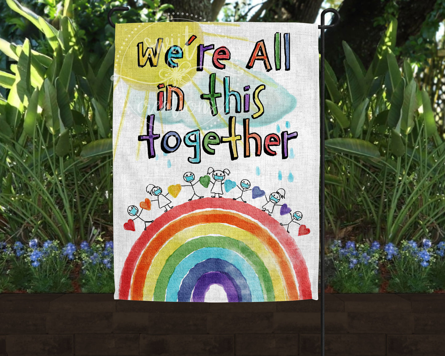 We Are All In This Together Yard Flag (YF15)