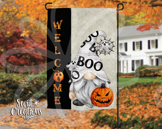 Boo Gnome Halloween Flag (YF32)