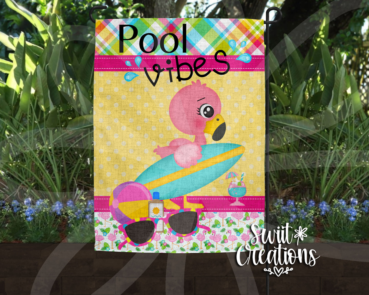 Pool Vibes Flag (YF61)