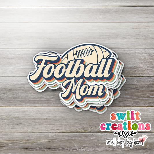 Football Mom Sticker (SS138) | SCD190