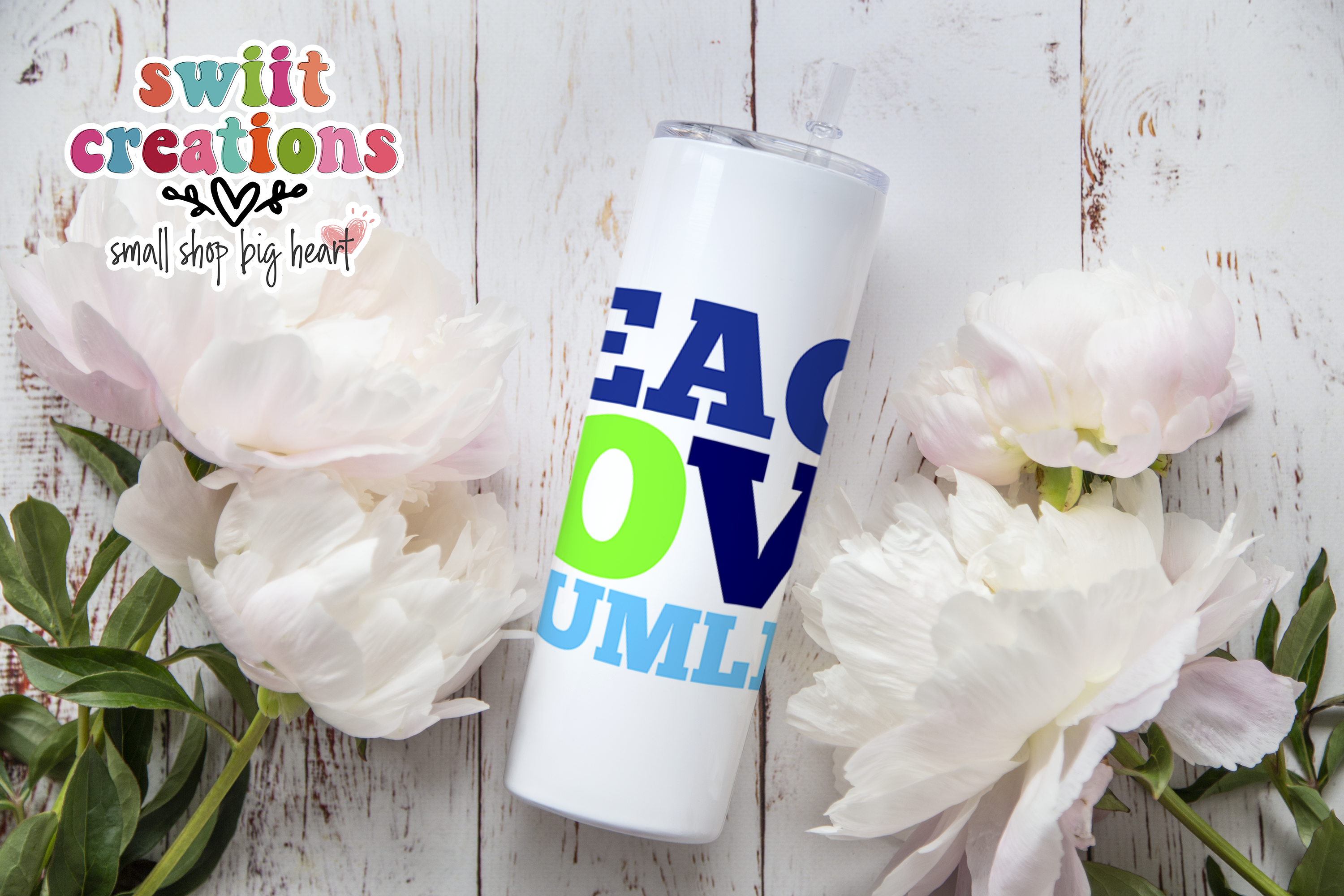 Peace Love Drumline Tumbler (T036)
