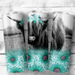 Floral Cow Tumbler (T379)