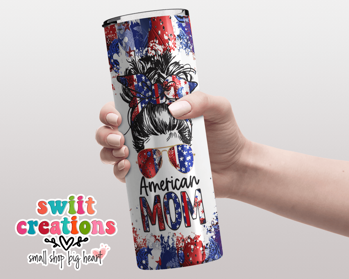 American Mom Tumbler (T214) - Swiit Creations