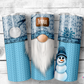 Blue Christmas Gnome Tumbler (T303)
