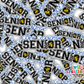 Gahr Gladiator Senior 2024 Waterproof Sticker  (SS377) | SCD558