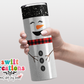 Snowman Glitter Tumbler (T310)