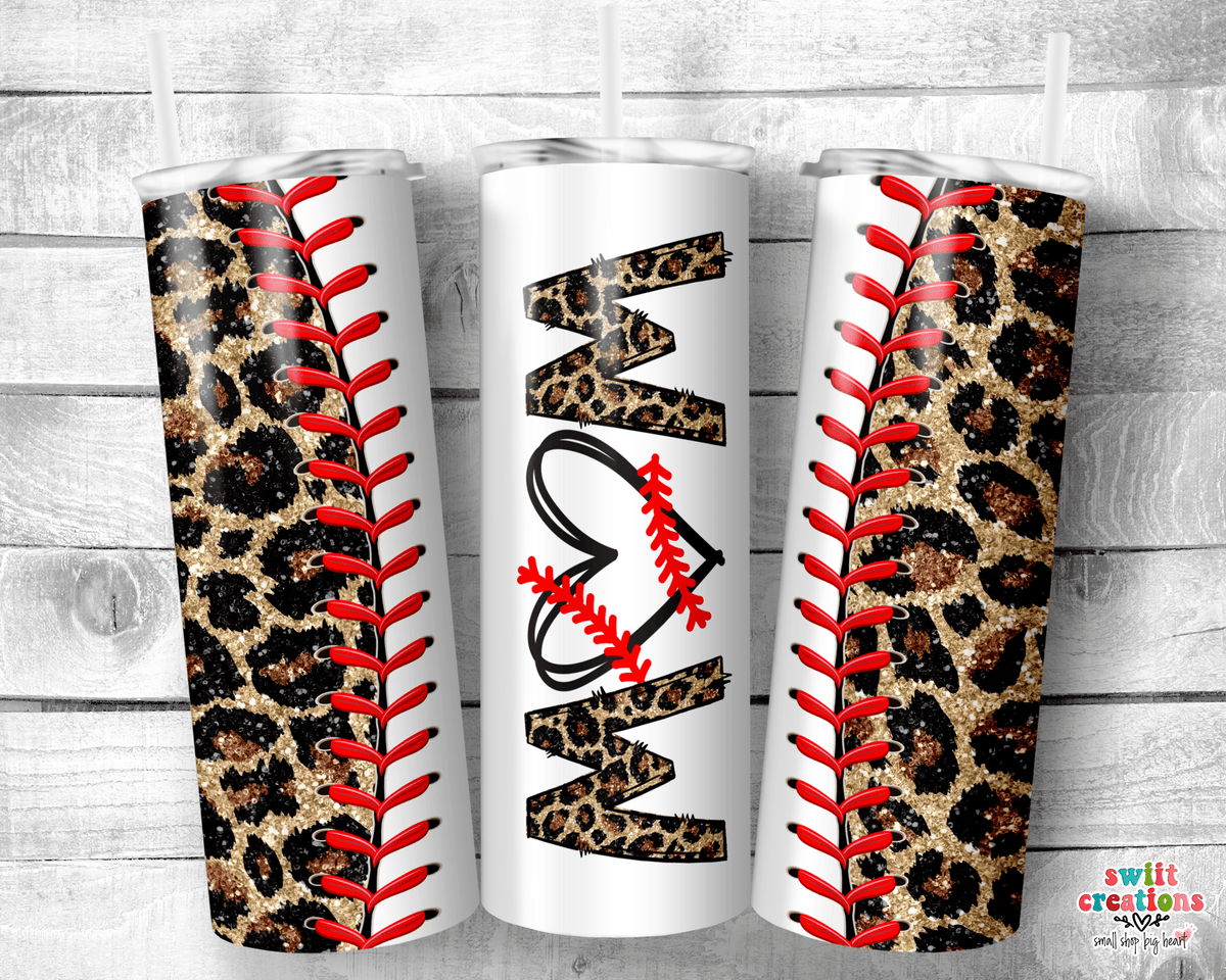 Baseball Mom Tumbler (T224) - Swiit Creations