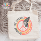 Become the Change Large Linen Tote