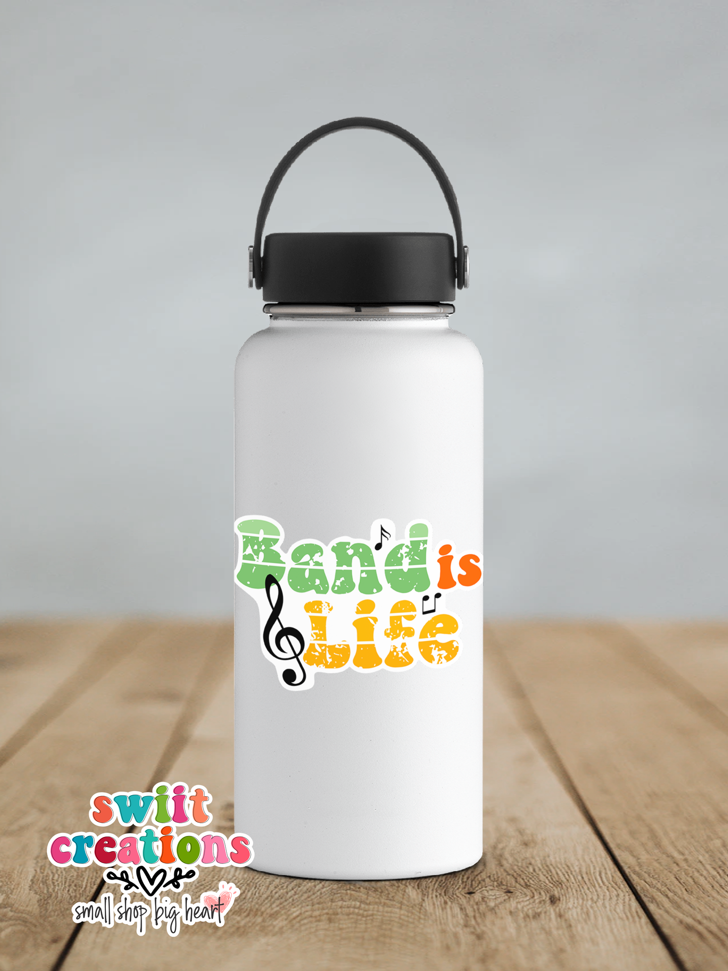 Band is Life Waterproof Sticker   (SS234) | SCD104