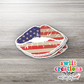 USA Lips Waterproof Sticker  (SS167) | SCD151