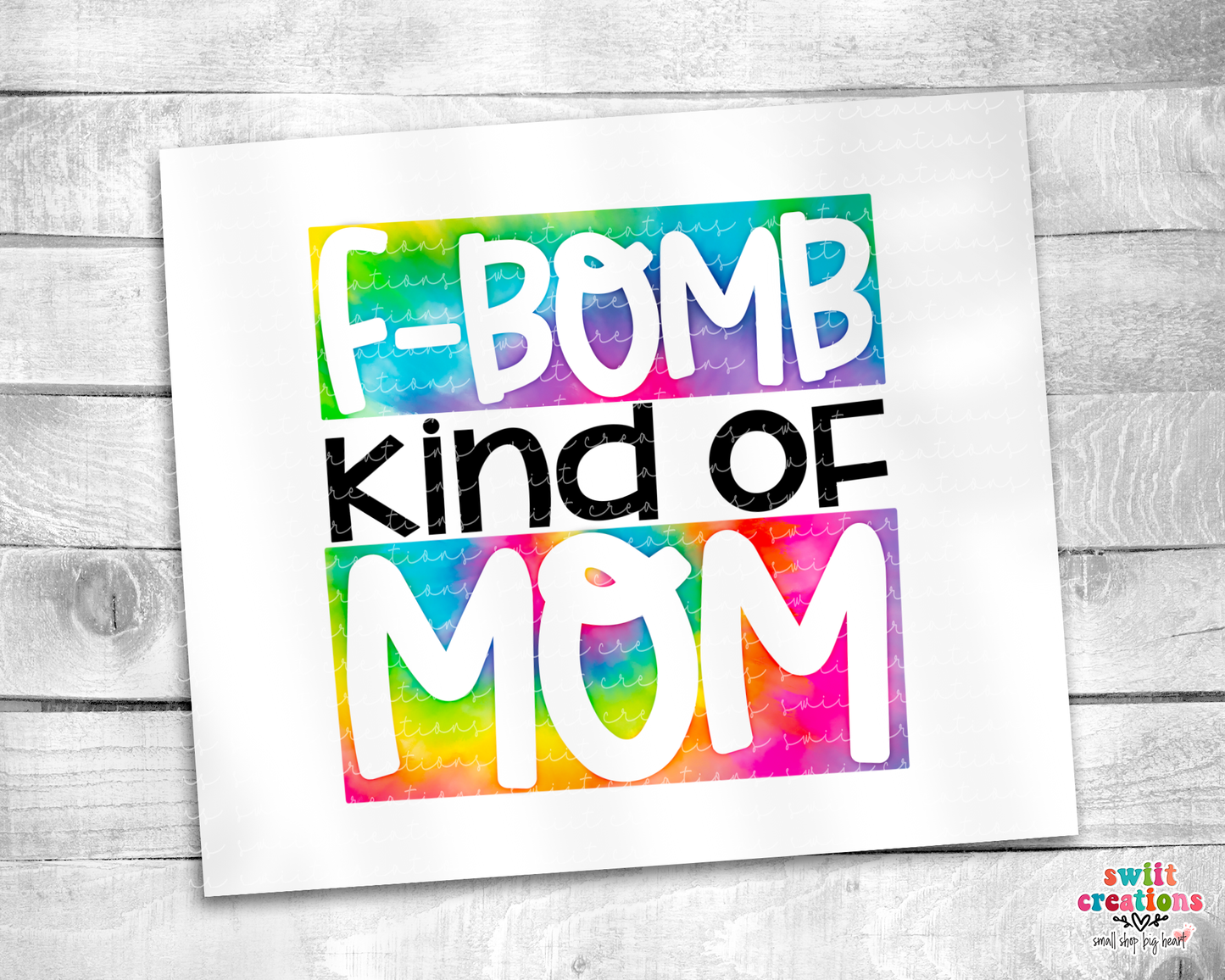 F Bomb Kind Of Mom Tumbler (T041)