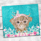 Floral Cow Tumbler (T344)