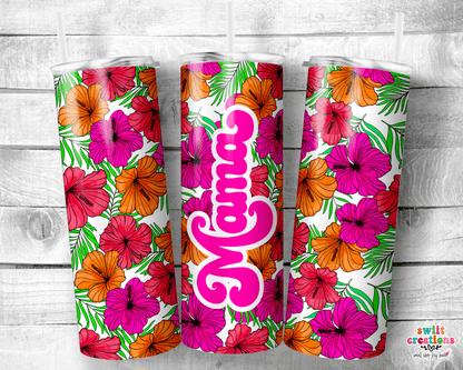 Bright Flower Mama Tumbler (T328) - Swiit Creations