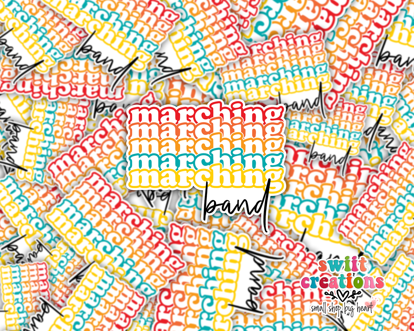 Marching Band Waterproof Sticker   (SS247) | SCD228