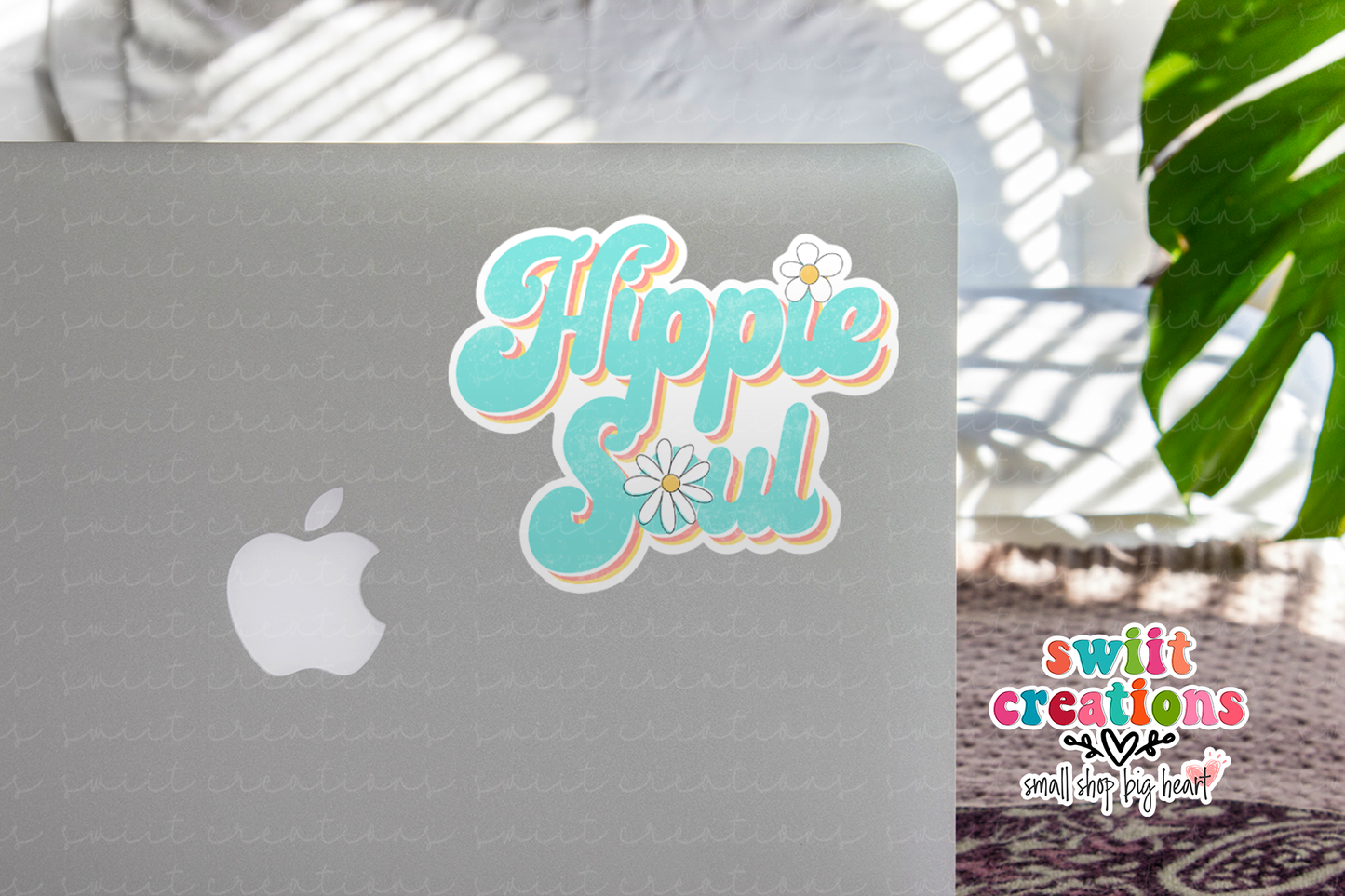 Hippie Soul Waterproof Sticker  (SS96) | SCD093