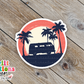 Beach Sunset Waterproof Sticker  (SS010) | SCD107