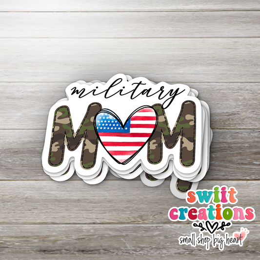 Military Mom Sticker (SS012) | SCD018