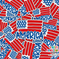America Flag Waterproof Sticker   (SS034) | SCD132