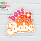 Boss Babe Waterproof Sticker  (SS097) | SCD003