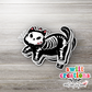 Cute Cat Skeleton Waterproof Sticker  (SS091) | SCD251