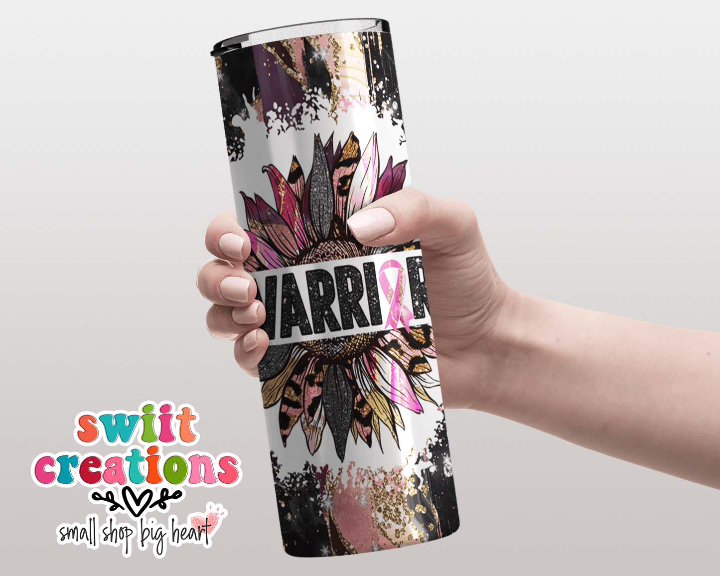 Cancer Warrior Tumbler (T249) - Swiit Creations