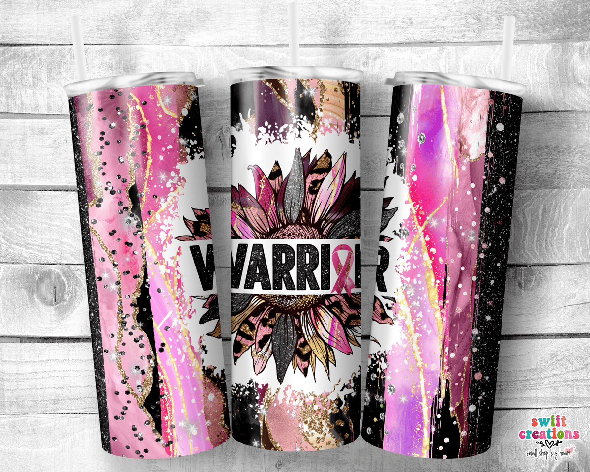 Cancer Warrior Tumbler (T249) - Swiit Creations