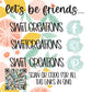Funky Doodle Font Personalized Tumbler (T083)
