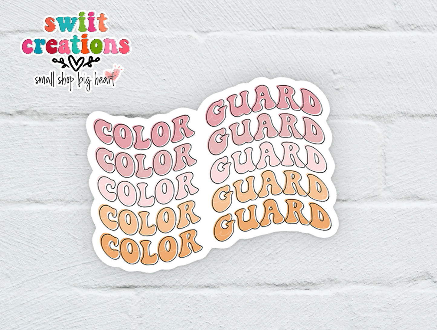 Color Guard Waterproof Sticker   (SS299) | SCD405