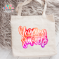 Chasing Sunsets Large Linen Tote