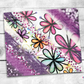 Purple Daisy Tumbler (T181)