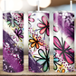 Purple Daisy Tumbler (T181)