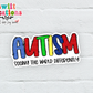 Autism Seeing The World Differently Waterproof Sticker  (SS026) | SCD103