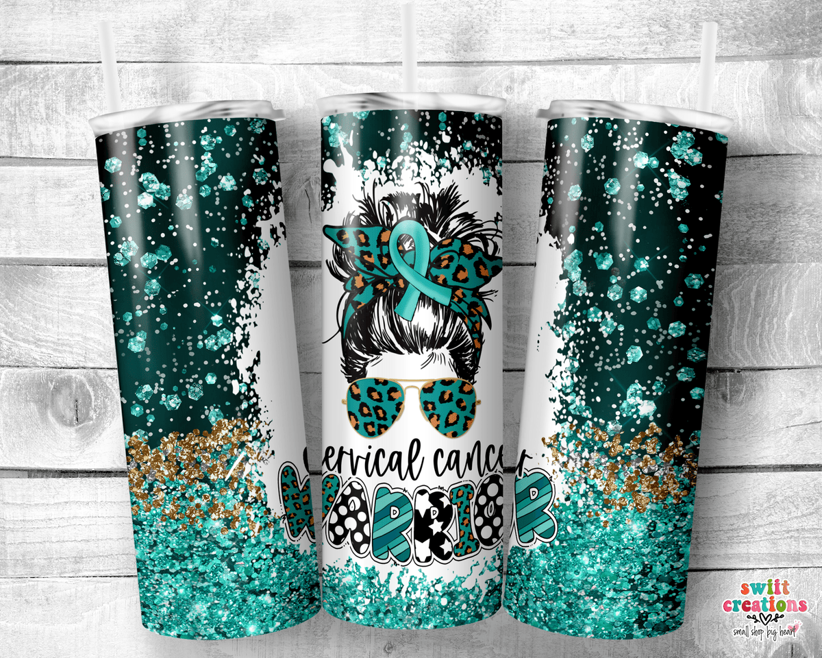 Cervical Cancer Warrior Tumbler (T254) - Swiit Creations