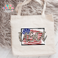 USA Leopard Large Linen Tote