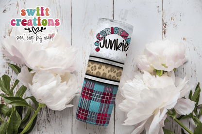 Christmas Junkie Tumbler (T309) - Swiit Creations