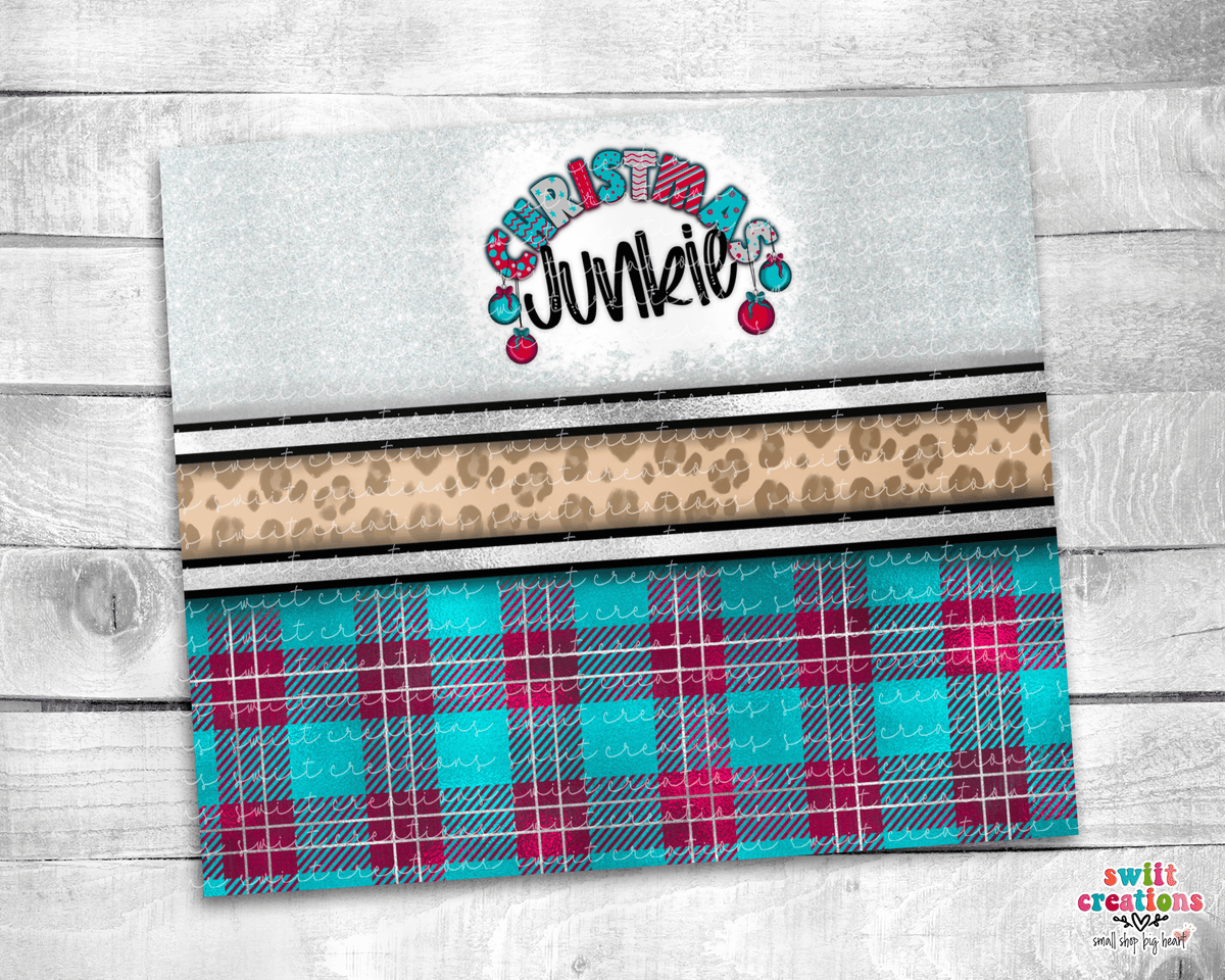 Christmas Junkie Tumbler (T309) - Swiit Creations