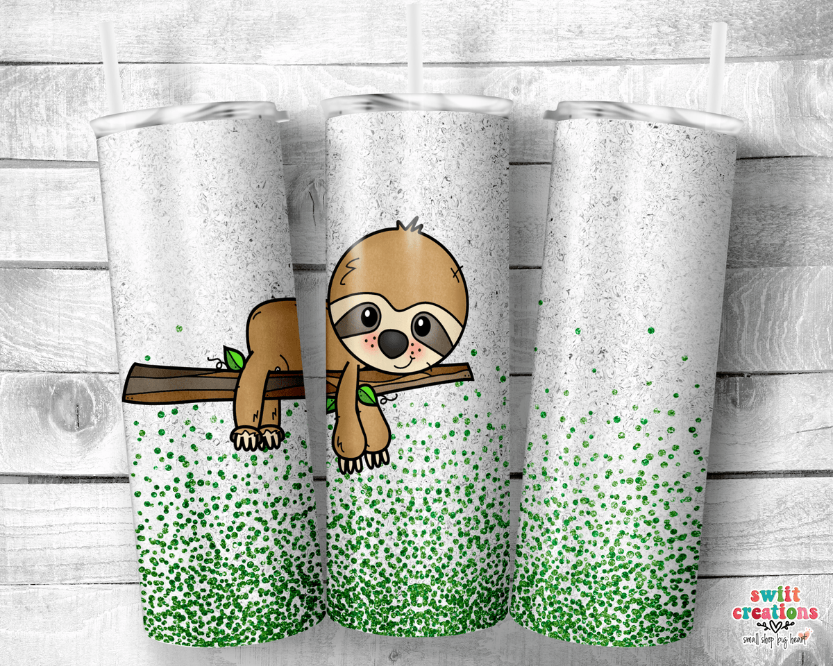 Cute Sloth Tumbler (T209) - Swiit Creations