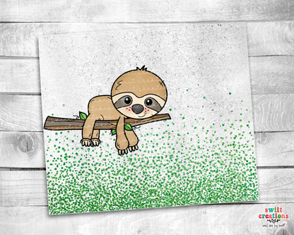 Cute Sloth Tumbler (T209) - Swiit Creations