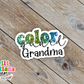 Color Guard Grandma Waterproof Sticker  (SS340) | SCD448