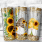 Sunflower Gnome Tumbler (T028)