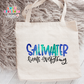 Saltwater Heals Everything Large Linen Tote