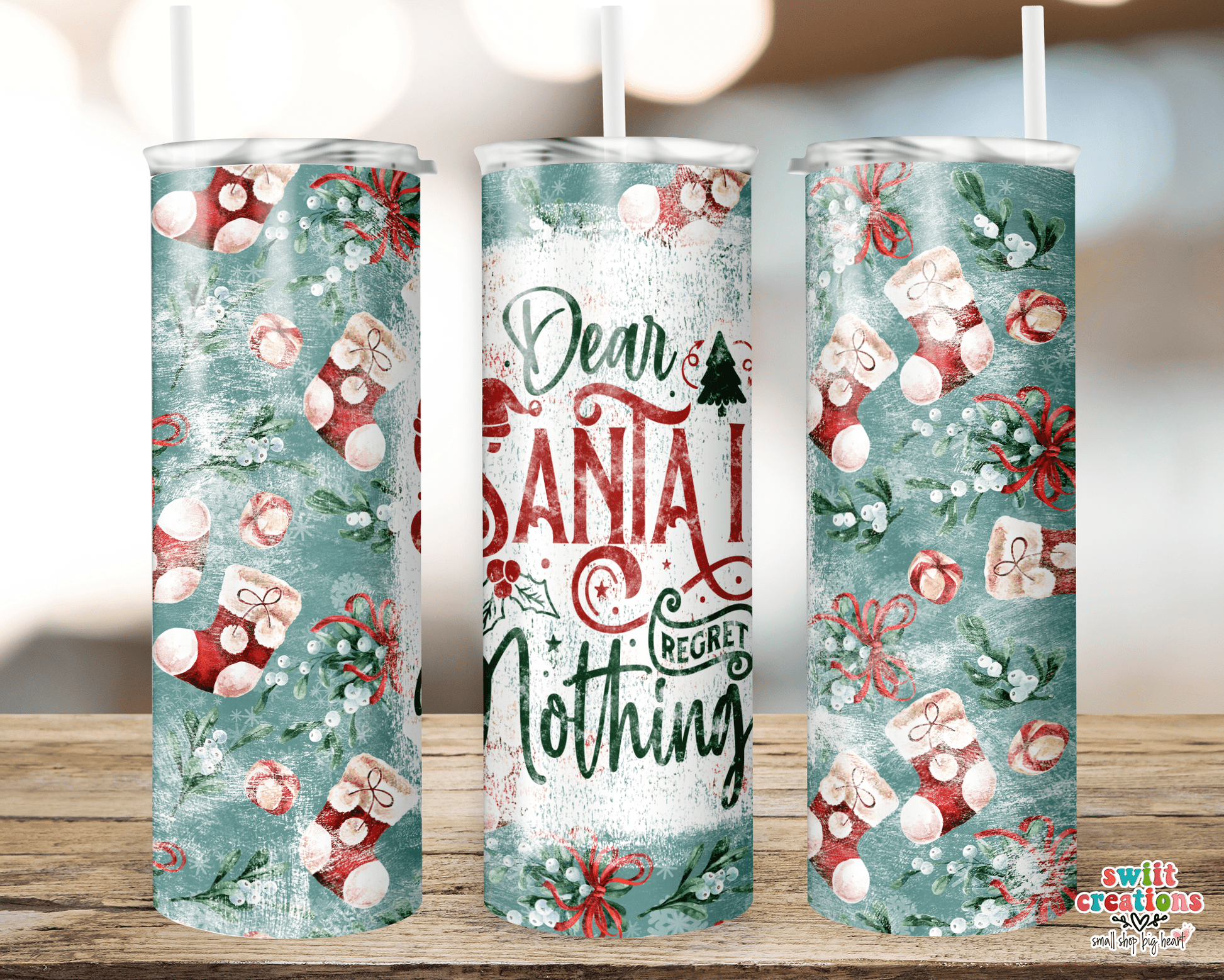 Dear Santa I Did Nothing Wrong Tumbler (T315) - Swiit Creations