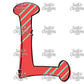 Funky Doodle Font Personalized Tumbler (T083)