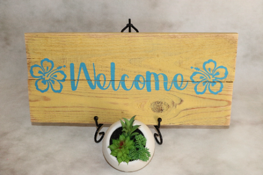 Welcome Wood Sign (WS021)