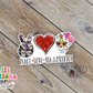 Peace Love Dia De Los Muertos Waterproof Sticker   (SS229) | SCD118