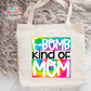 F-Bomb Kind Of Mom Large Linen Tote