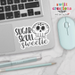 Sugar Skull Sweetie Waterproof Sticker   (SS227) | SCD201