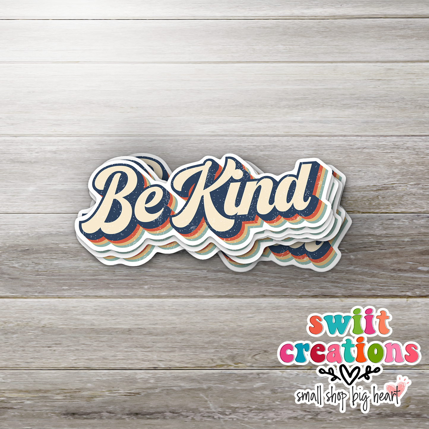 Be Kind Waterproof Sticker  (SS014) | SCD112